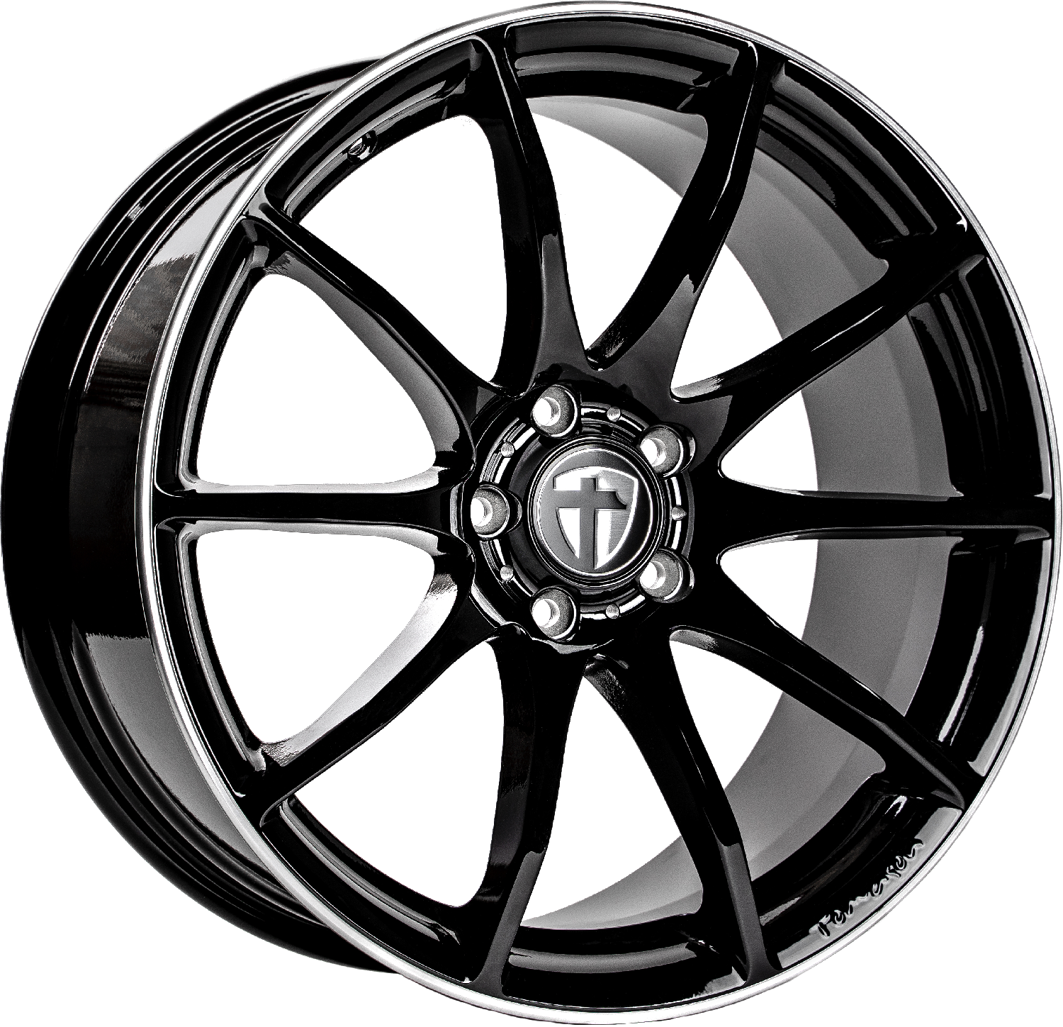 TOMASON TN1 BLACK RIM POLISHED